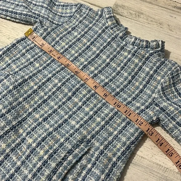 The Oaks Kate Blue Tweed Dress Size 10 - Picture 12 of 13